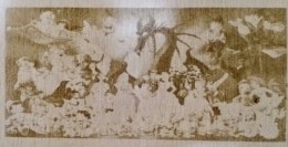 彫刻(材質 木) 材質によっても仕上がりは変わりますが、鮮明に 彫刻することが可能です。